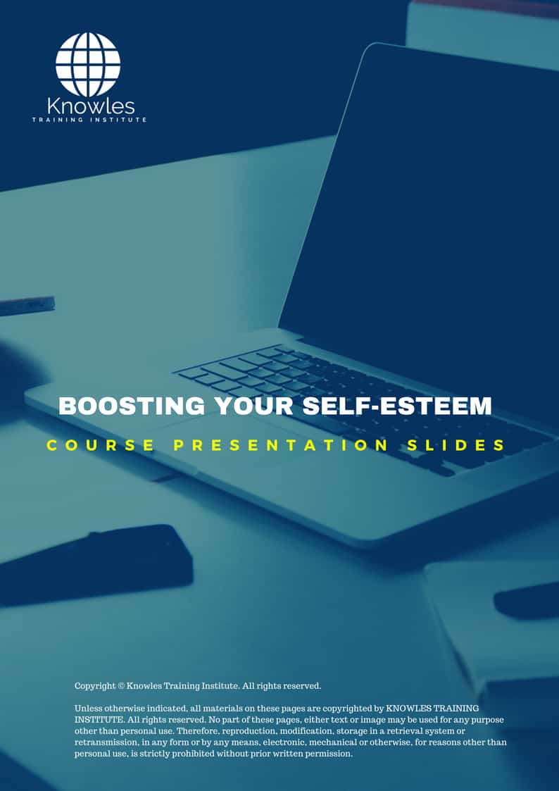 Boosting Your Self-Esteem in Japan PPT Slides Used During Course