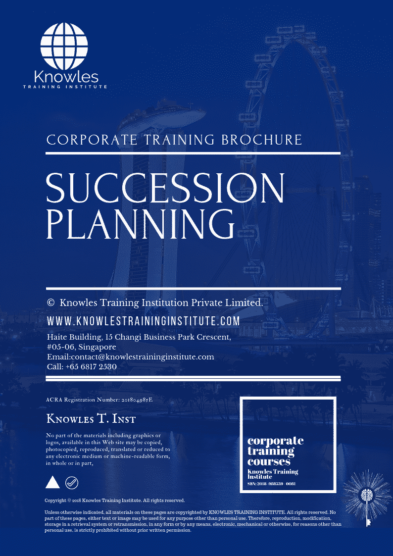 Business Succession Planning Course in Japan Brochure