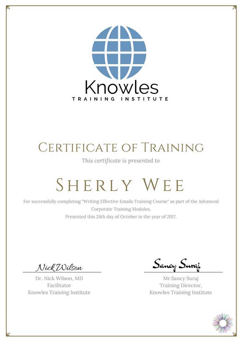 Certification for Writing Effective Emails Course in Japan
