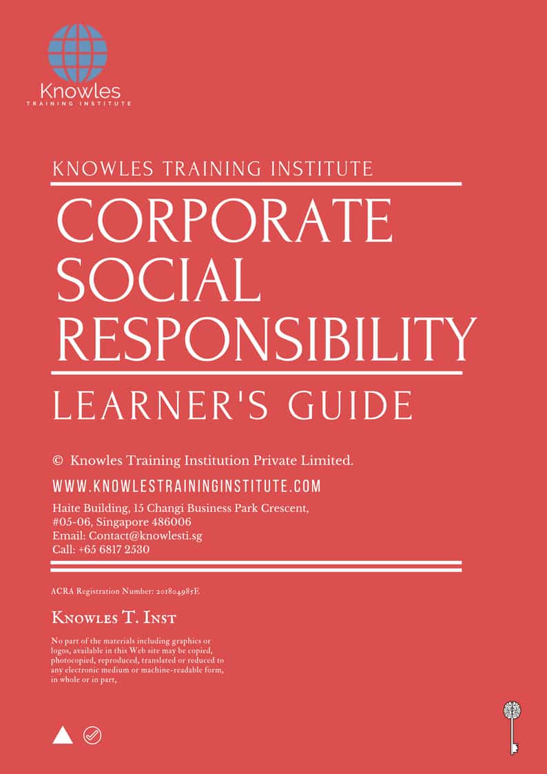 Corporate Social Responsibility Training Course in Japan Learner_s Guide