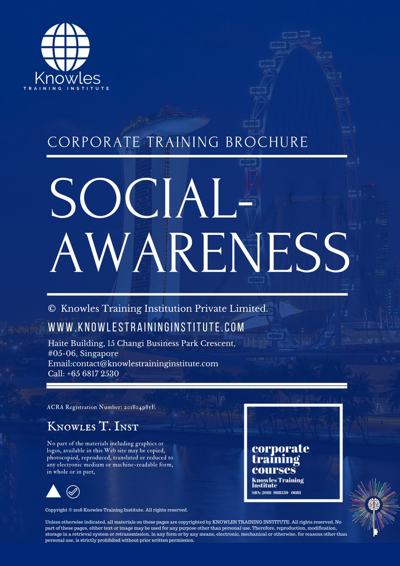 Course Brochure For Social-Awareness Training Course in Japan