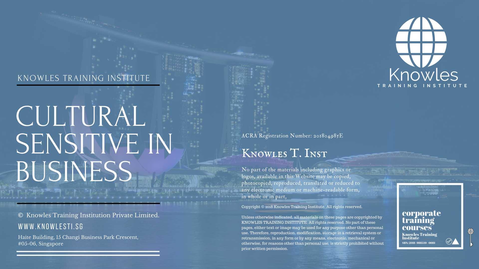 Cultural Sensitive In Business Training Course in Japan