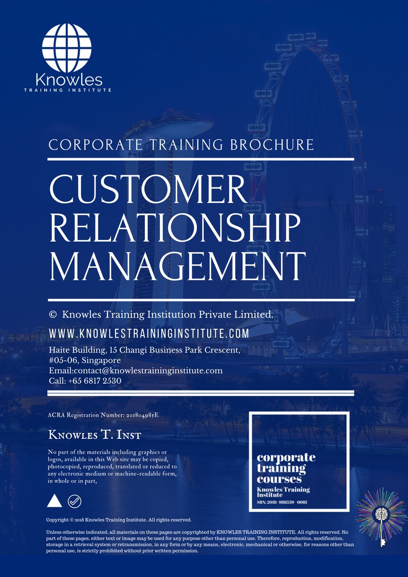 Customer Relationship Management Course in Japan Brochure