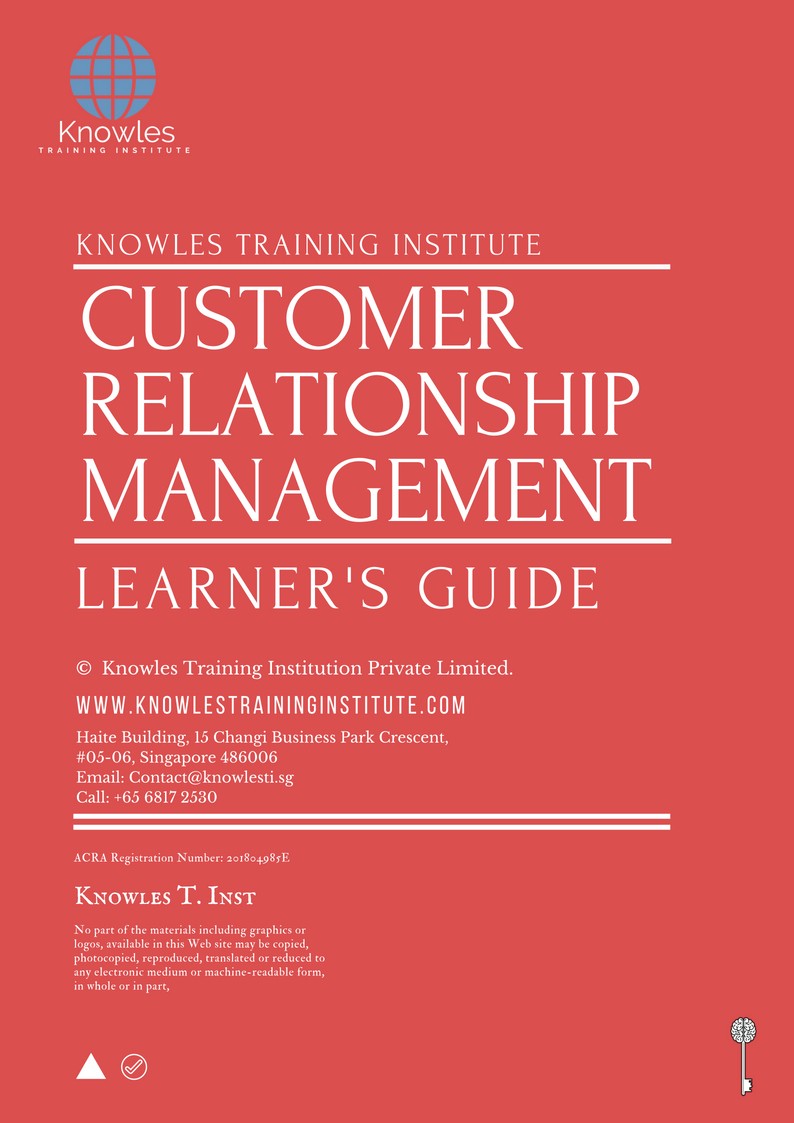 Customer Relationship Management Course in Japan Learner’s Guide