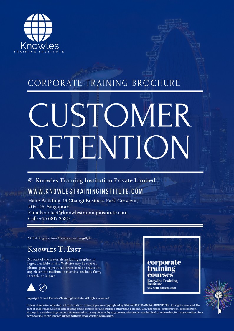 Customer Retention Course in Japan Brochure