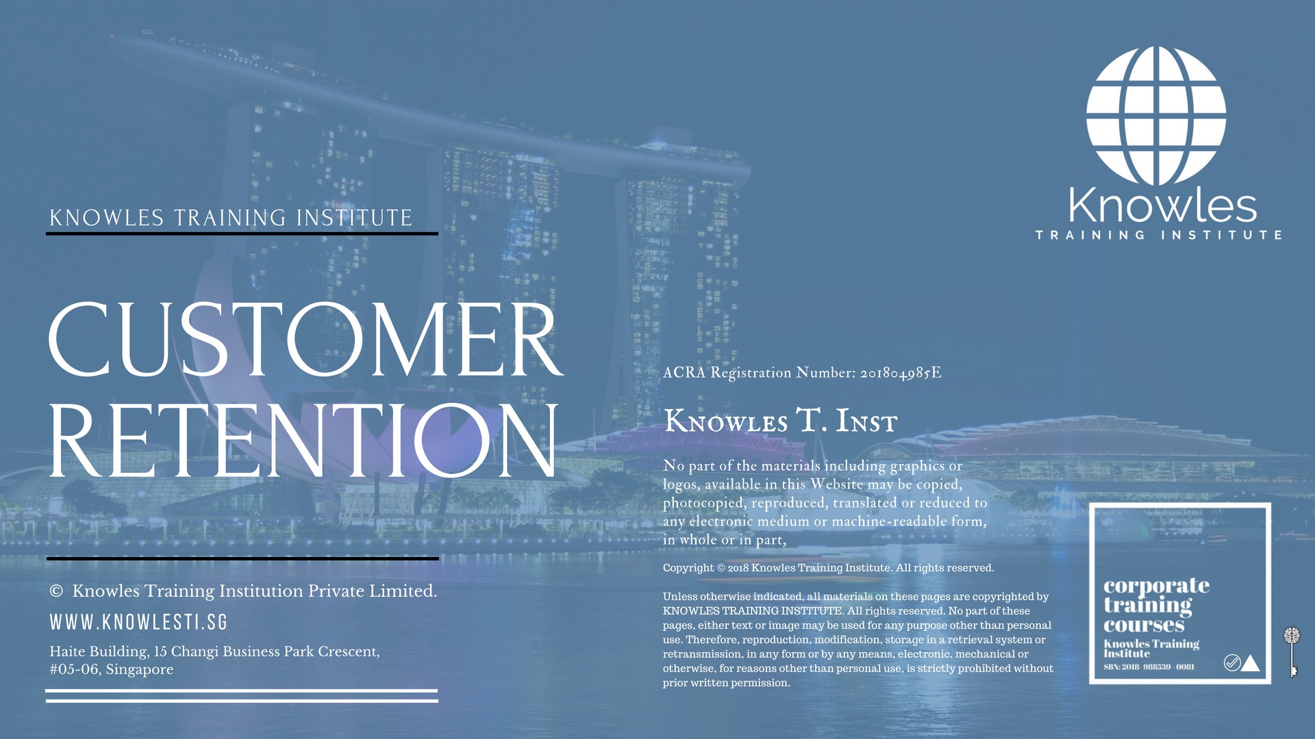Customer Retention Course in Japan