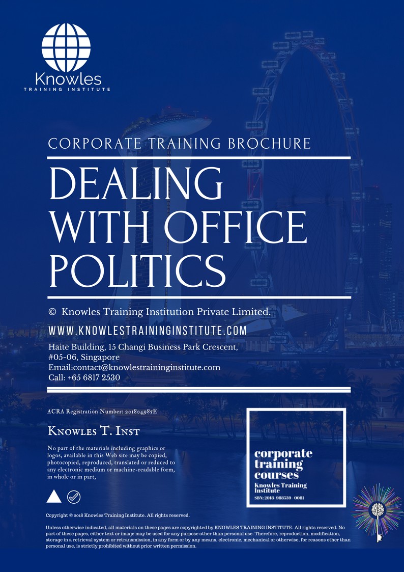 Dealing With Office Politics Course in Japan Brochure