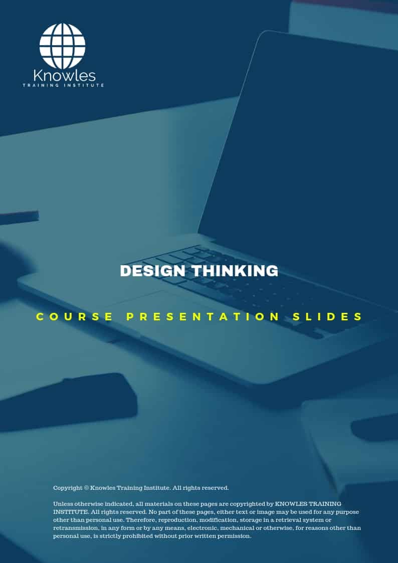 Design Thinking Skills in Japan PPT Slides Used During Course