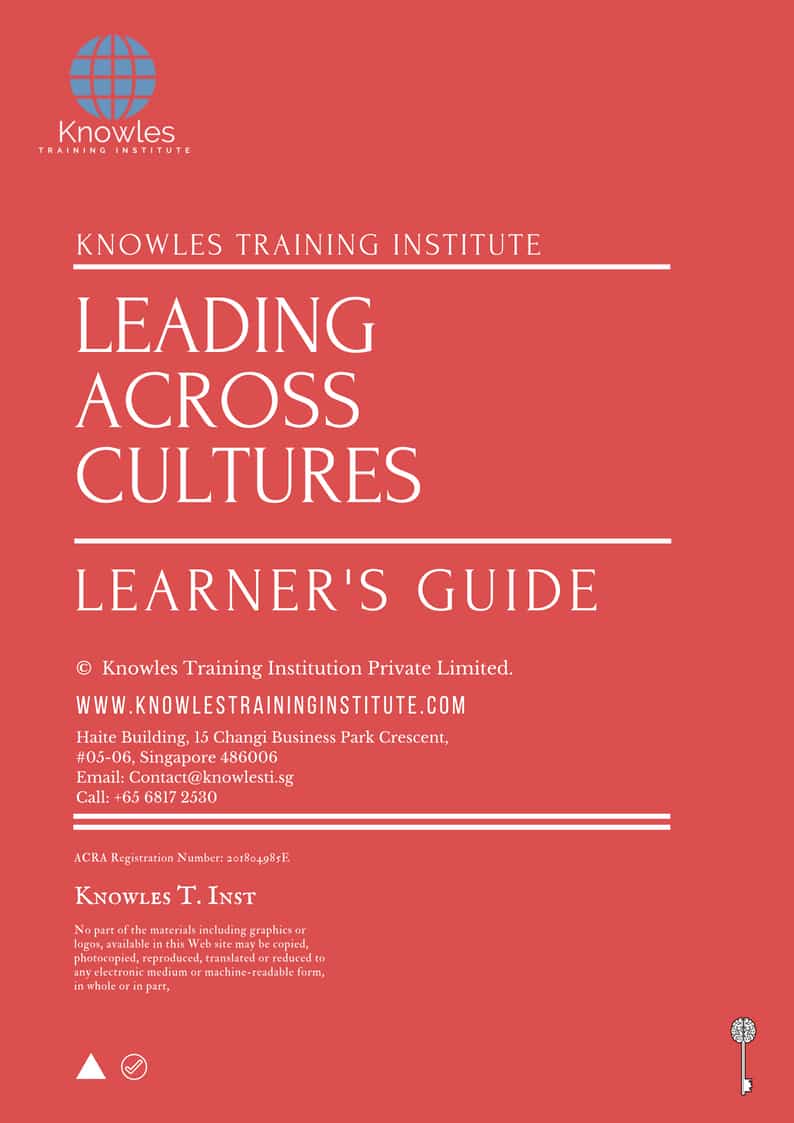 Leading Across Cultures Training Course in Japan Learner’s Guide