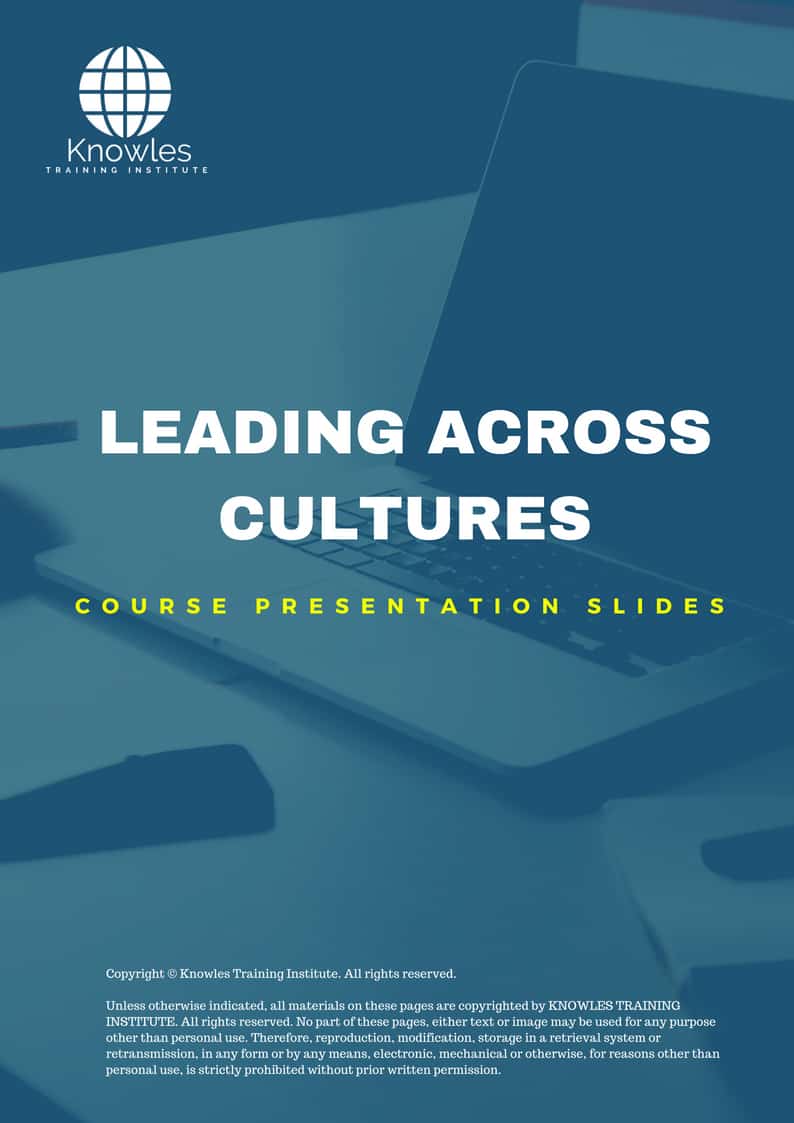 Leading Across Cultures Training Course in Japan Presentation Slides