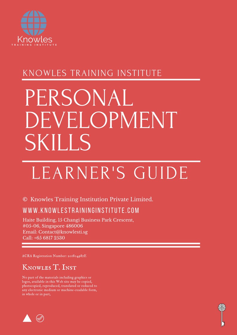 Learner’s Guide For Personal Development Skills Training Course in Japan