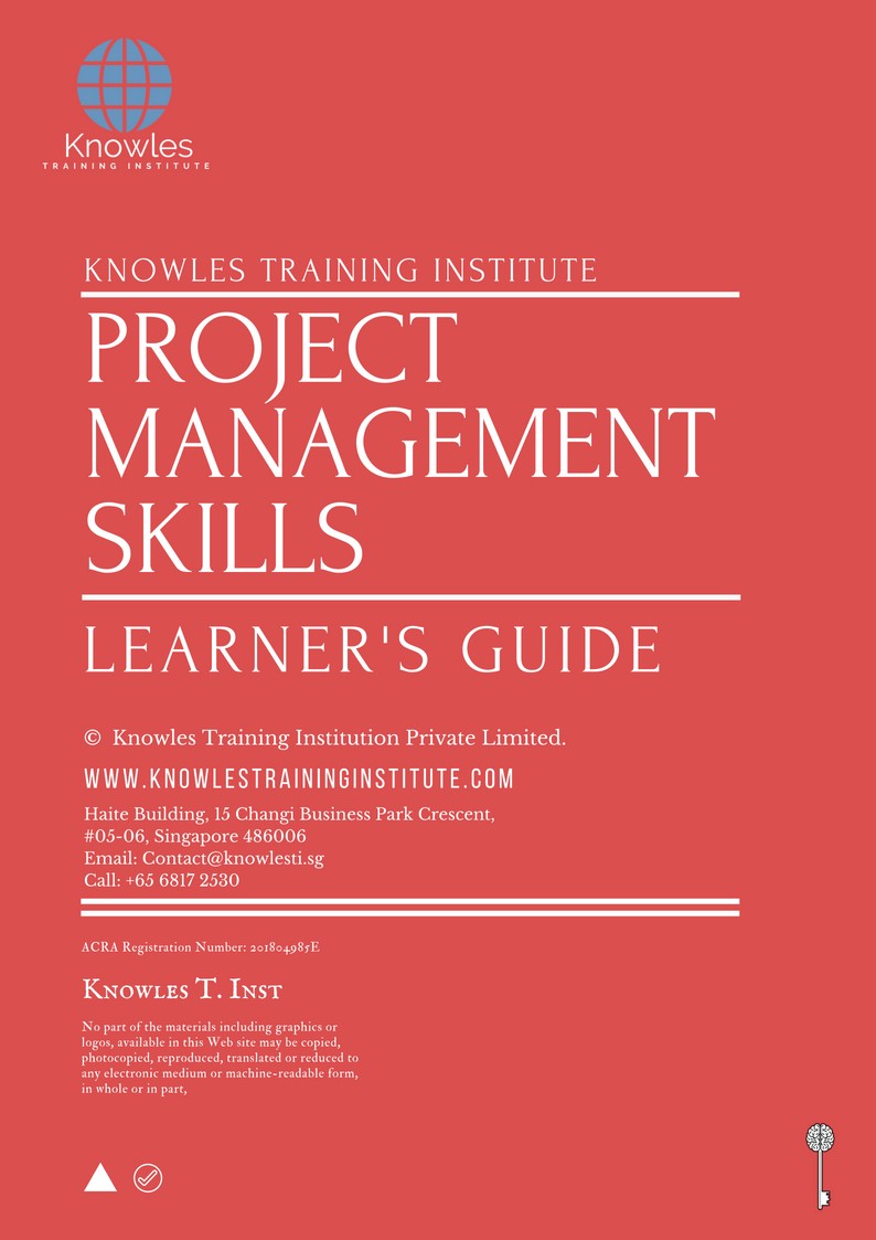 Learner’s Guide For Project Management Skills Course in Japan
