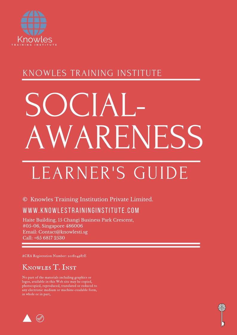 Learner’s Guide For Social-Awareness Training Course in Japan