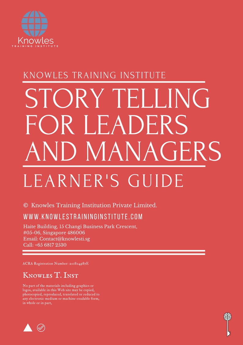 Learner’s Guide For Storytelling For Leaders And Managers course in Japan