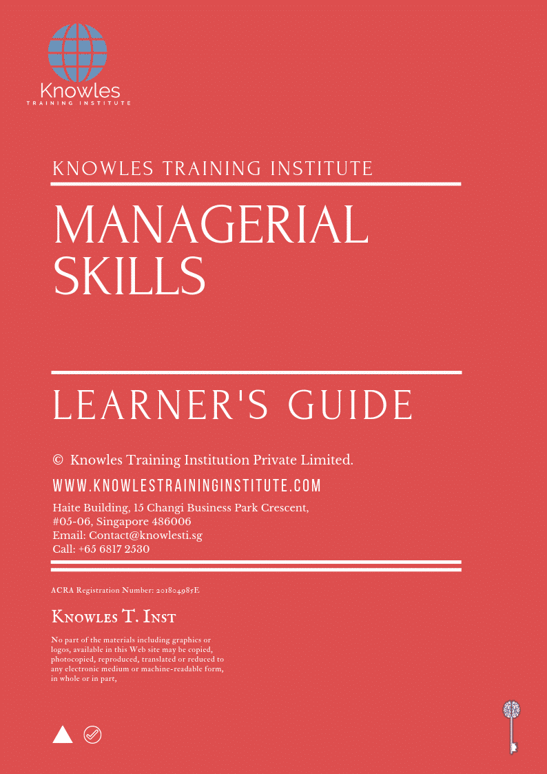 Managerial Skills Training Course in Japan Learner_s Guide