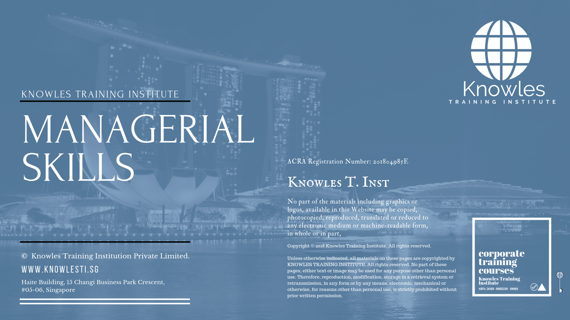 Managerial Skills Training Course in Japan
