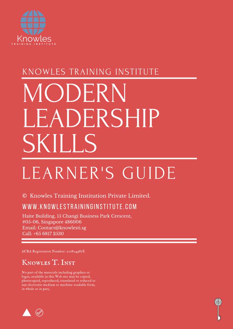 Modern Leadership Skills Training Course in Japan Learner’s Guide