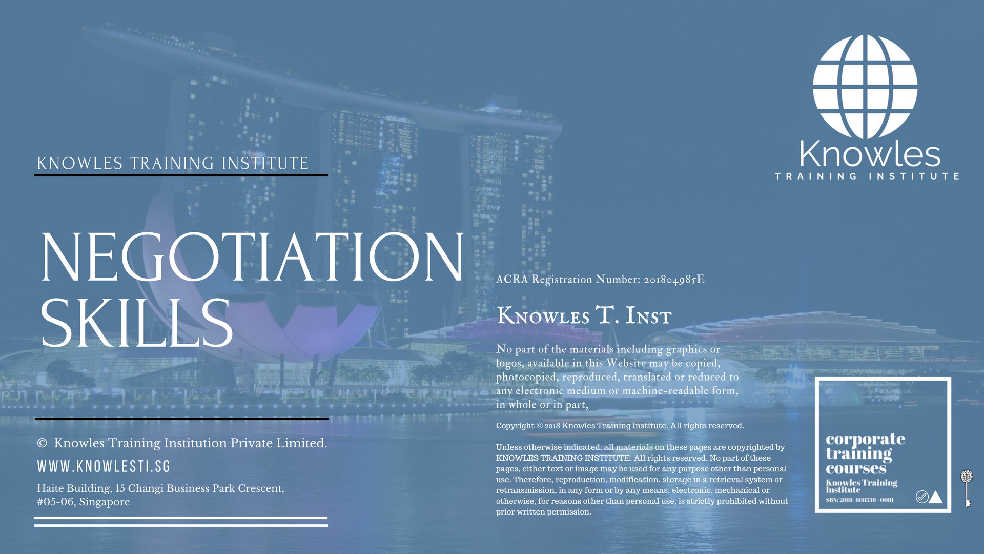 Negotiation Skills Training Course in Japan