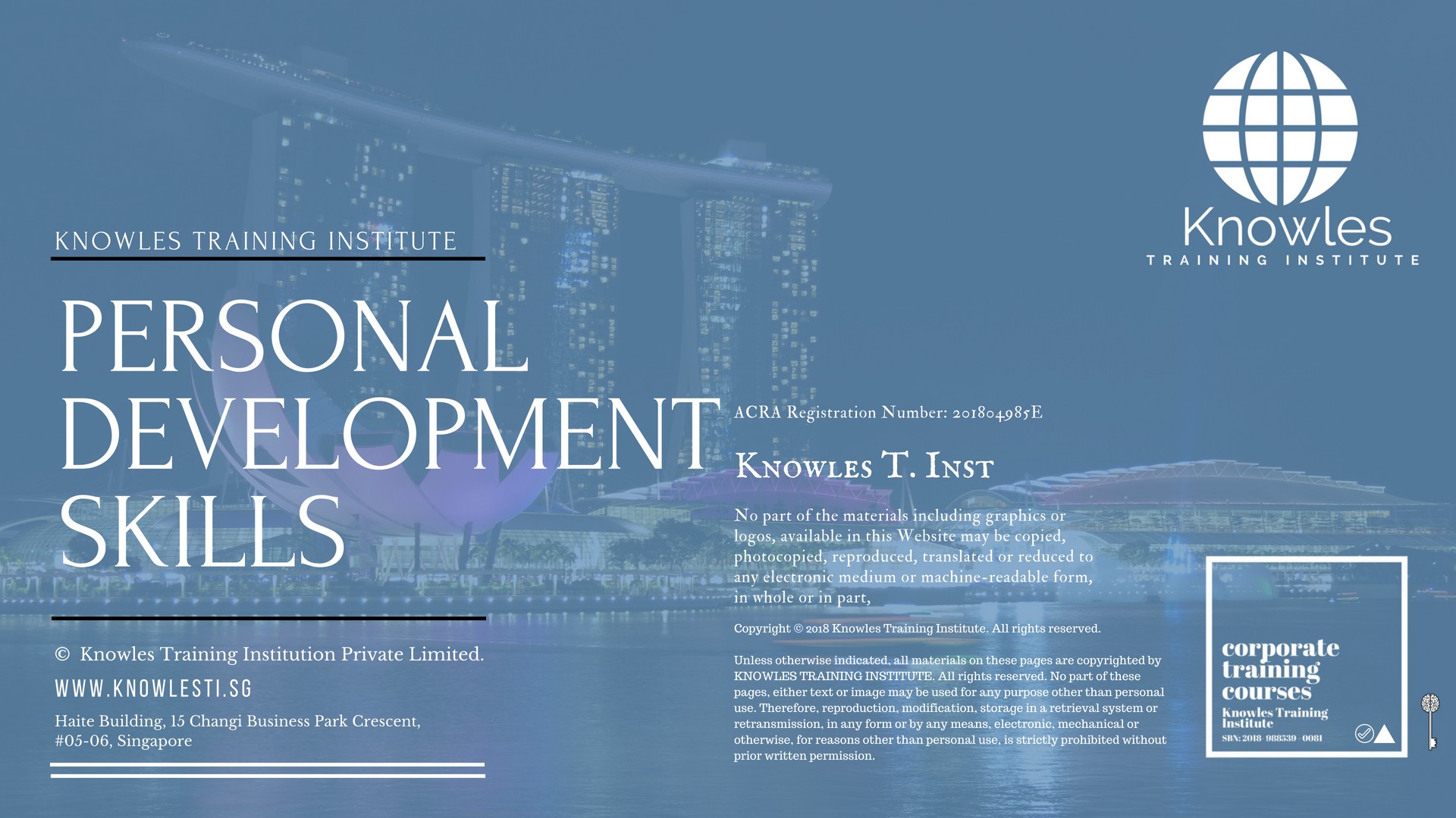 Personal Development Skills Training Course in Japan