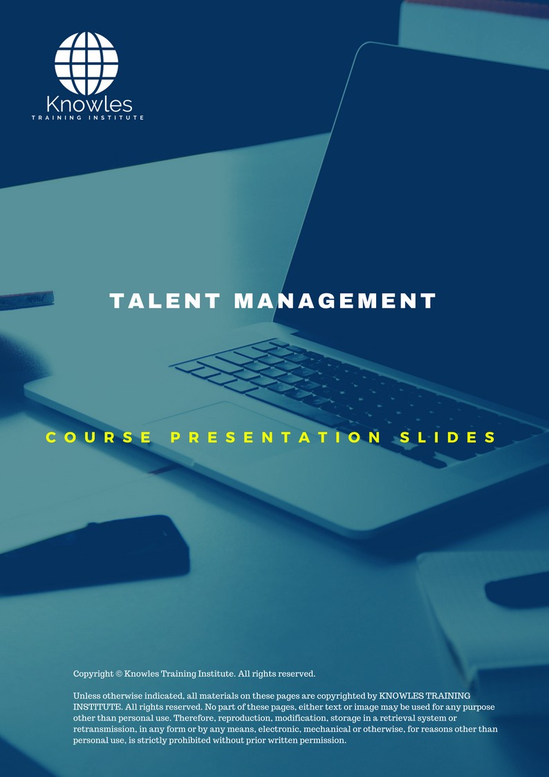 Talent Management Training Course in Japan Presentation Slide