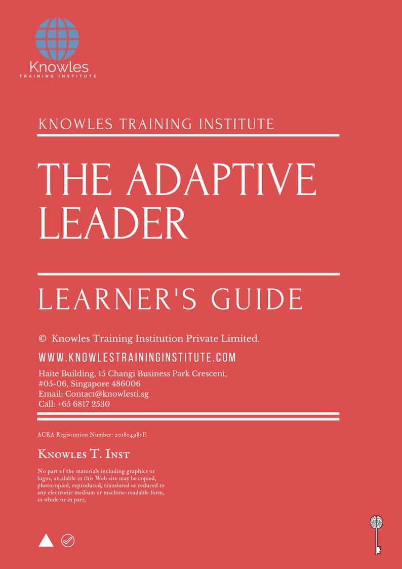 The Adaptive Leader Training Course in Japan Learner’s Guide