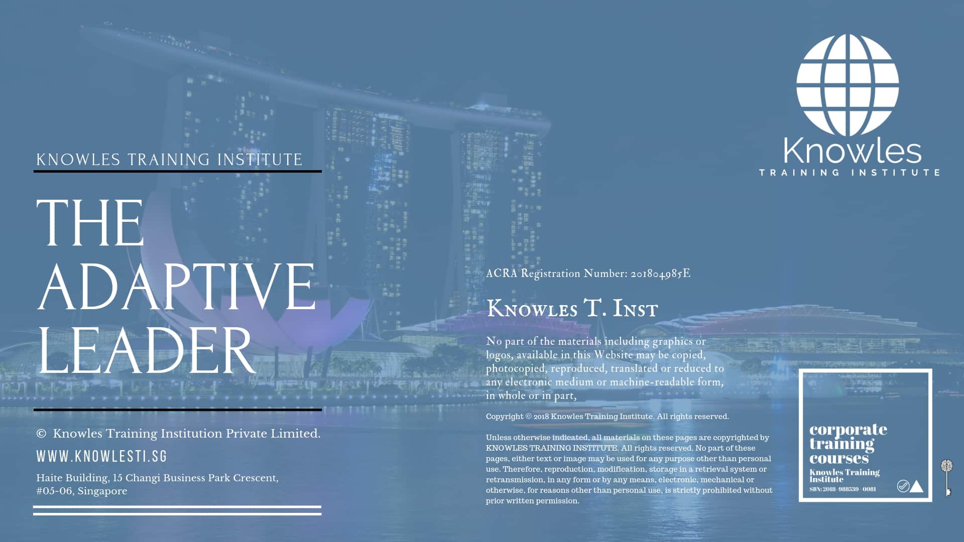 The Adaptive Leader Training Course in Japan
