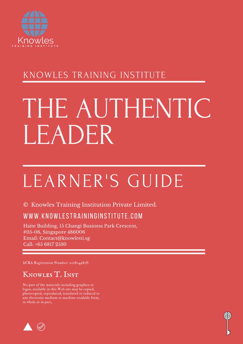 The Authentic Leader Training Course in Japan Learner’s Guide