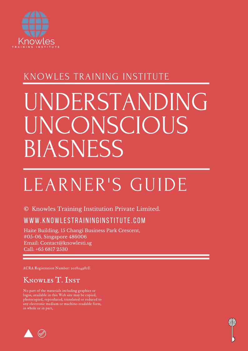 Understanding Unconscious Biasness Training Course in Japan Learner’s Guide
