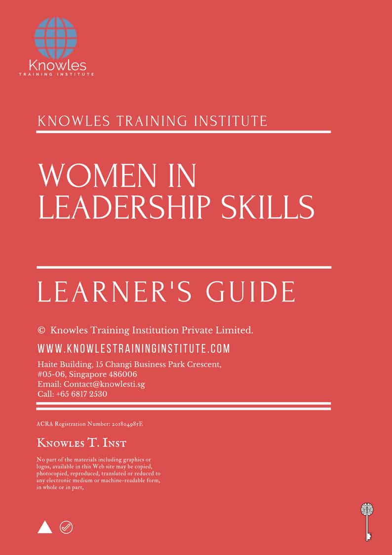 Women In Leadership Skills Training Course in Japan Learner’s Guide