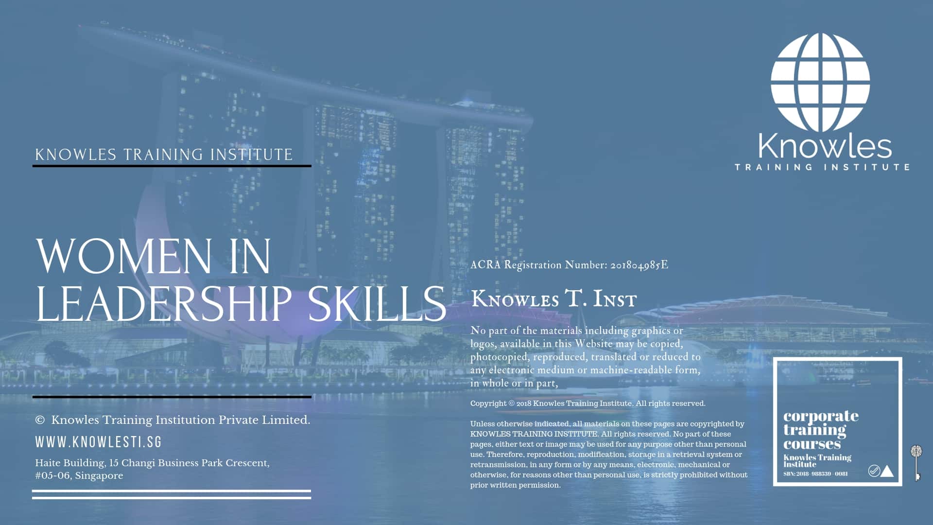 Women In Leadership Skills Training Course in Japan_